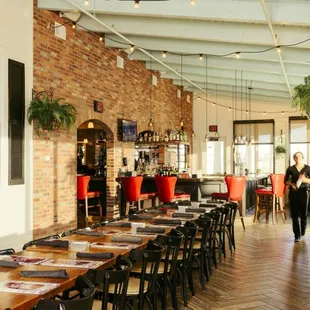 Dining in our Sun Room, what a great atmosphere!