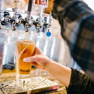 Beer on draft!