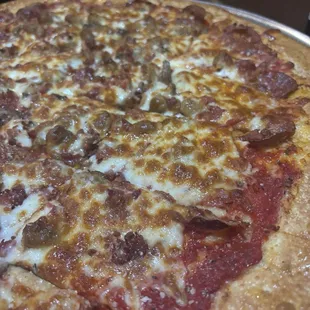 Meat lovers pizza
