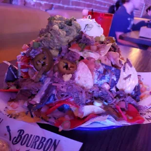 Big pile of nachos