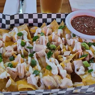 Chicken nachos