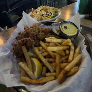 Fried oysters