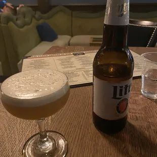 Turmeric infused vodka cocktail