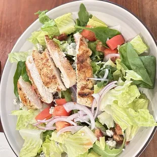 Chicken with salad