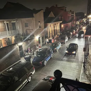 View from Upstairs Balcony