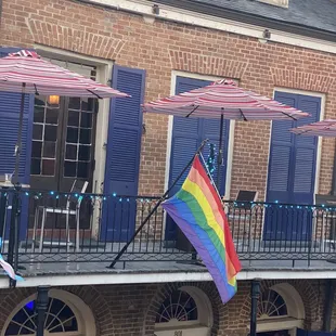 Pride Flag flying proud