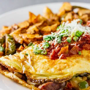 Omelette available during weekend brunch
