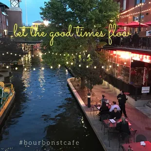 Bourbon st. Canal at night