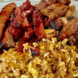 Boneless Ribs &amp; Bourbon Chicken (forgot to take a pic before I ate some LOL) enough for 3 meals - April 2023