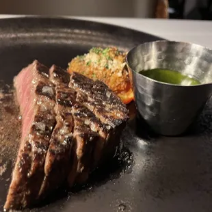 8oz filet cooked to perfection