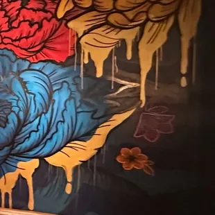 The seating area next to the bar! You can see everything from this nook of the restaurant! We had drinks here before dinner!