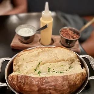 Baked Potato with fun accompaniments