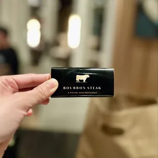 Bourbon Steak chocolates to take home