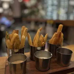 Complimentary selection of French fries 10/10