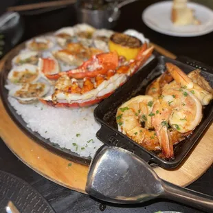 Hot Miso Buttered Shellfish Platter*