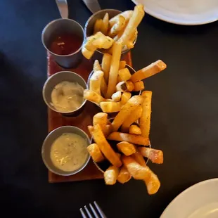 Trio of Duck Fat Fries