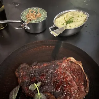 Creamed Spinach, Crispy Shallots