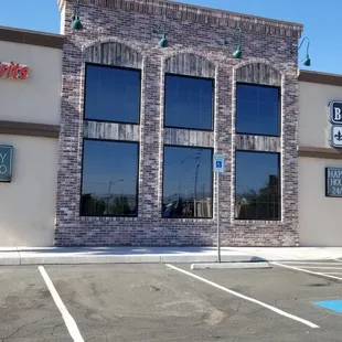 the outside of the building