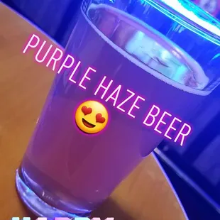 Purple haze beer