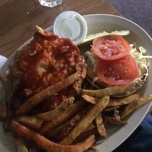 Buffalo chicken sandwich.. All good!!