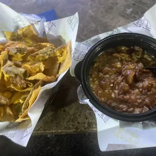 Nacho glory with chicken &amp; Gumbo