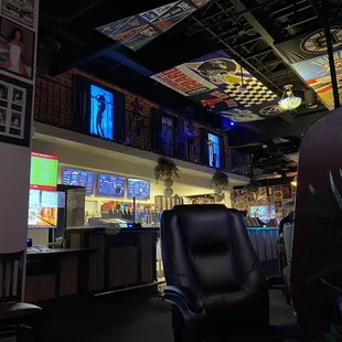 Inside. Slushie machines and flare