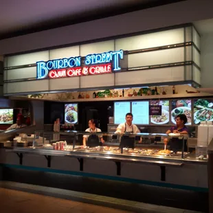 customers at the counter