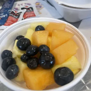 Fruit instead of fries.