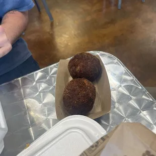 Boudin balls were so darn good!