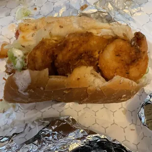 Shrimp po-boy