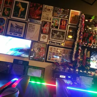 Part of the wall 'o prizes