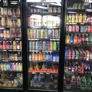 Juice, soda, and iced coffee!!