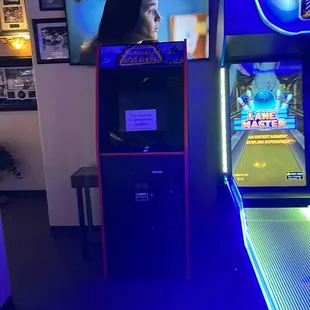 Machines out of order.