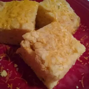 Really good cornbread - not sweet at all and the jalapeno slices make it nifty :)