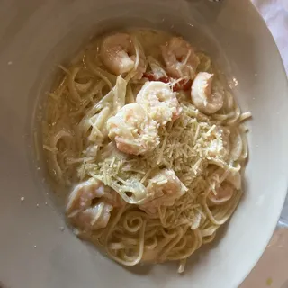 Parmesan Shrimp Pasta