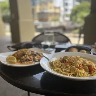 Mississippi catfish (sub catfish for tilapia) seafood pasta