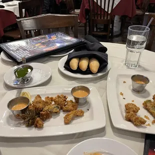 Gator bites.  No, it doesn&apos;t taste like chicken!  Please stop comparing everything to chicken.  Hahaha
