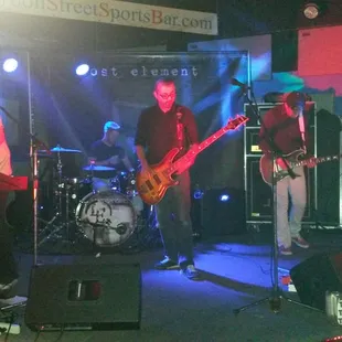 Lost Element rockin&apos; the house at Bourbon Street Sports Bar