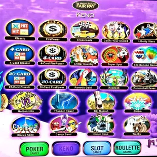 Plenty of ways to play KENO