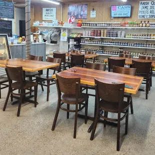 More seating with our new Tables! Updating a little at a time!