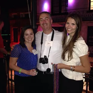 The best balcony on all of bourbon street.