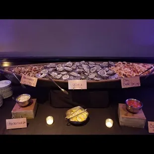 Seafood display.. worth every single penny!