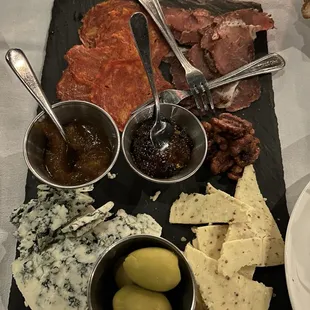 Charcuterie board.