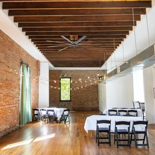 Our private event space can be reserved for a fun gathering