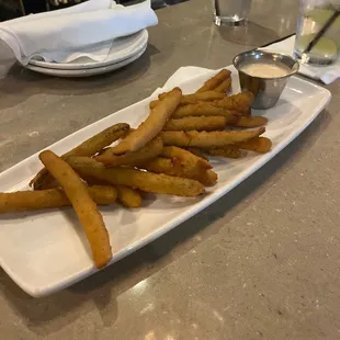 Fried pickles.  Great starter.