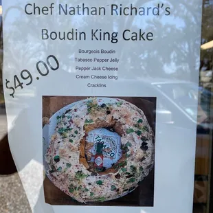 Cajun king cake