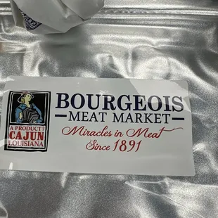 My bag was filled with crawfish tails