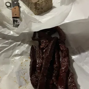 Hot head cheese and jerky perfect beer companion!