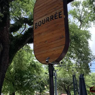 Sign can be difficult to see