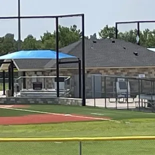 Ball field and concession